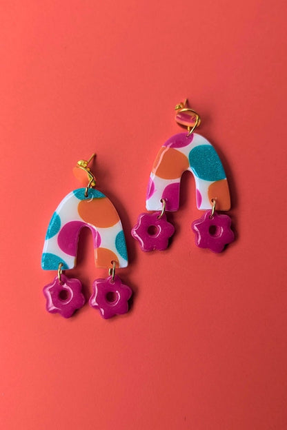 Boucles d'oreilles Josie Punch aux Fruits - Collection Les Éclatées