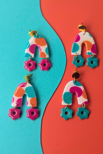 Boucles d'oreilles Josie Punch aux Fruits - Collection Les Éclatées