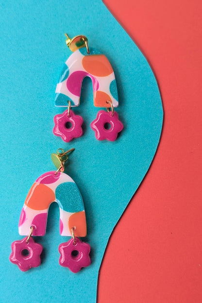 Boucles d'oreilles Josie Punch aux Fruits - Collection Les Éclatées