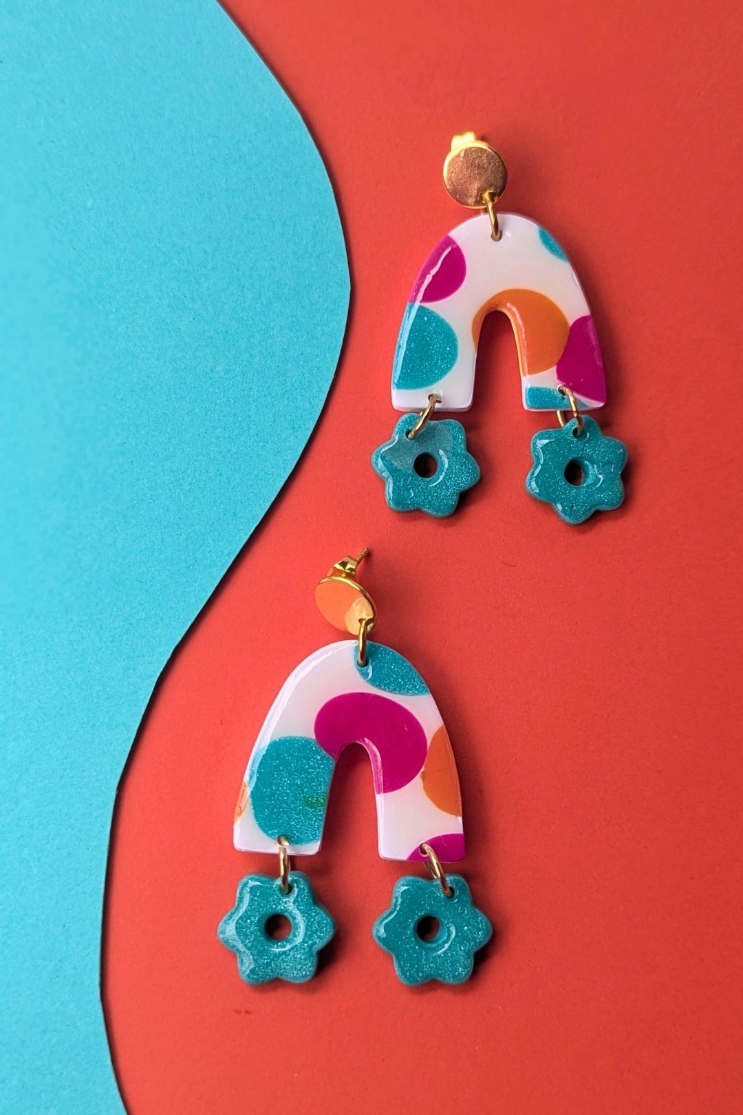 Boucles d'oreilles Josie Punch aux Fruits - Collection Les Éclatées