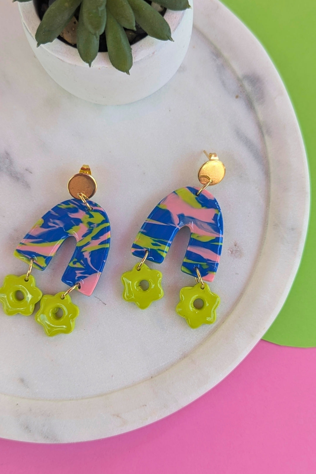 Boucles d'oreilles Josie - Collection Les Éclatées