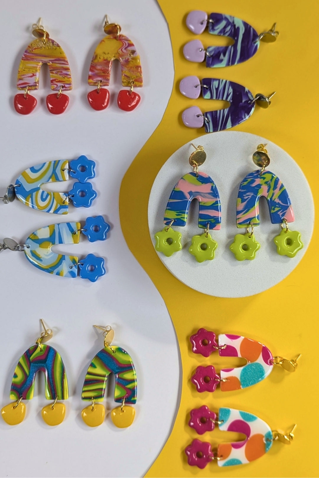 Boucles d'oreilles Josie - Collection Les Éclatées