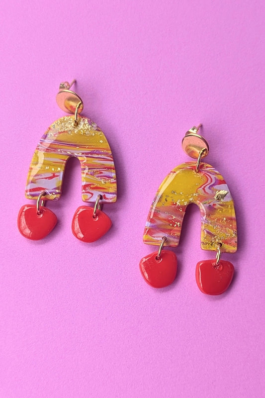 Boucles d'oreilles Josie - Collection Les Éclatées