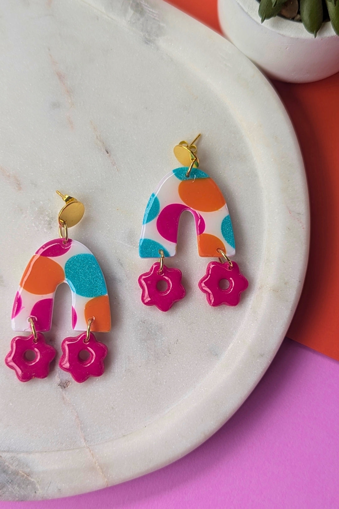 Boucles d'oreilles Josie - Collection Les Éclatées