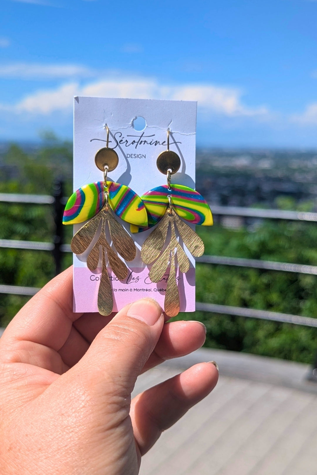 Boucles d'oreilles Canopée - Collection Les Éclatées