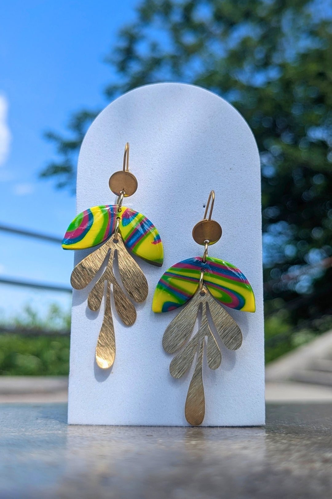 Boucles d'oreilles Canopée - Collection Les Éclatées