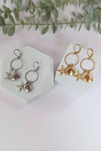 Boucles d’oreilles Marée délicate - Collection Harmonie
