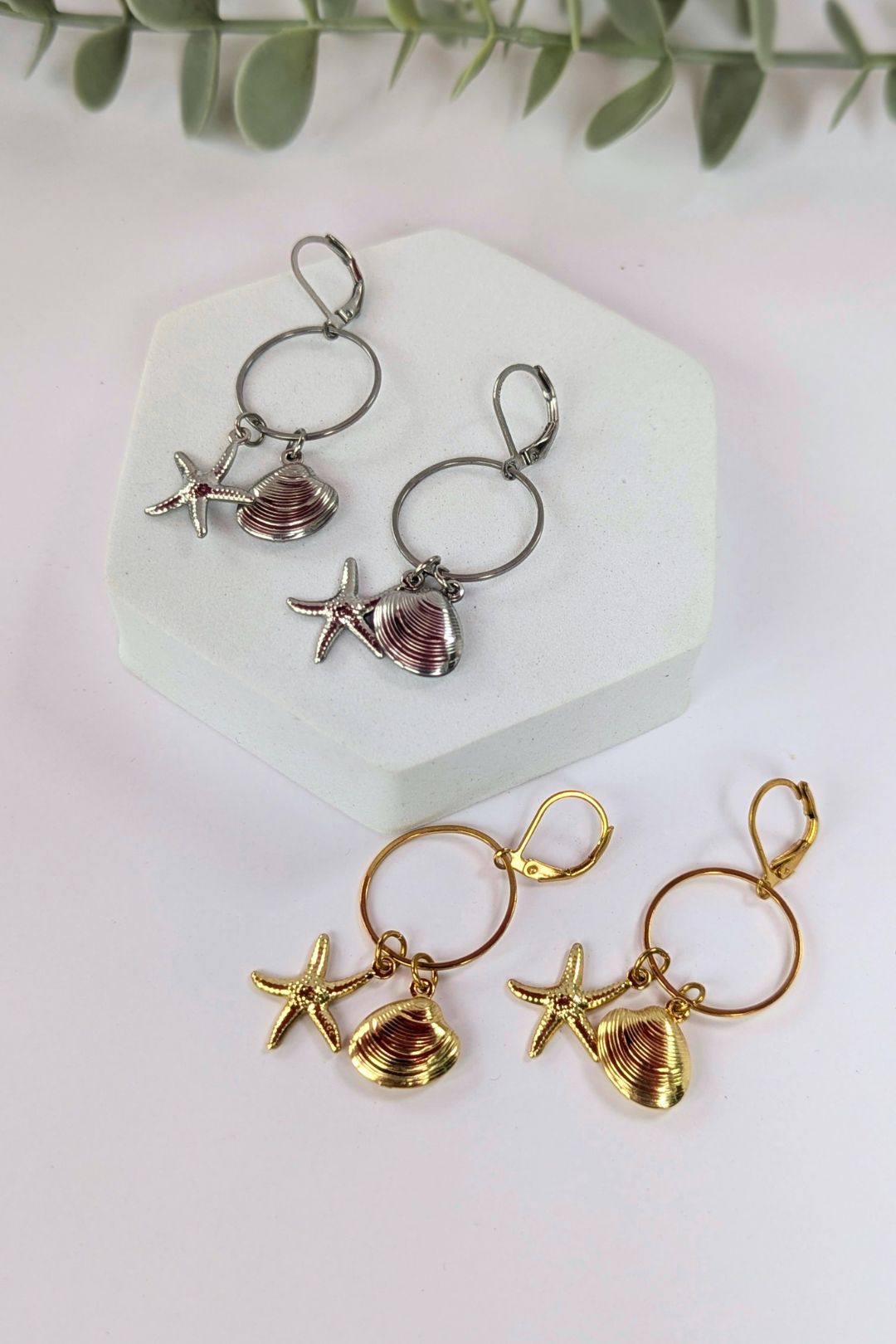 Boucles d’oreilles Marée délicate - Collection Harmonie