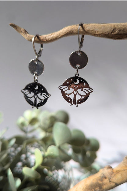 Boucles d'oreilles Luna Papillon - Collection Harmonie