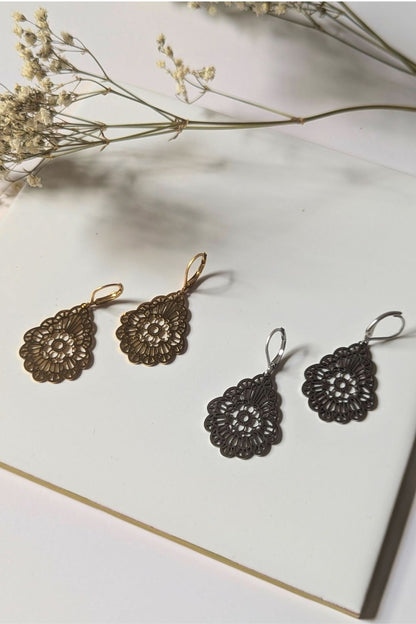 Boucles d'oreilles Dentelle - Collection Harmonie