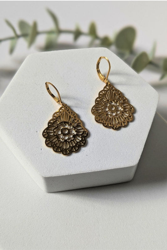 Boucles d'oreilles Dentelle - Collection Harmonie