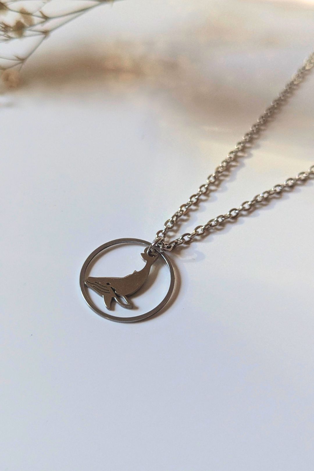 Collier  Baleine - Collection Harmonie