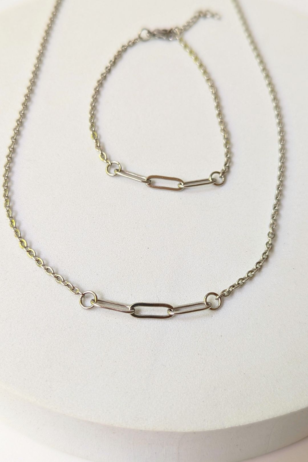 Collier Symbiose anneaux - Collection Harmonie