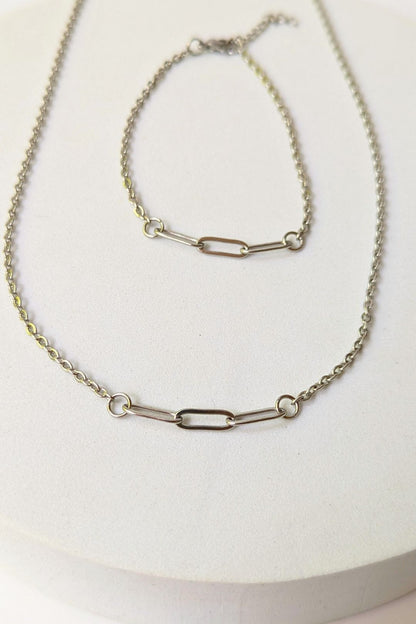 Collier Symbiose anneaux - Collection Harmonie