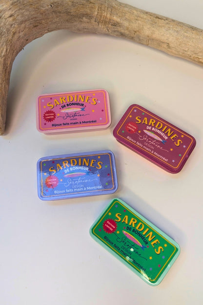 Boucles d’oreilles La Marinière — Sardines de bonheur