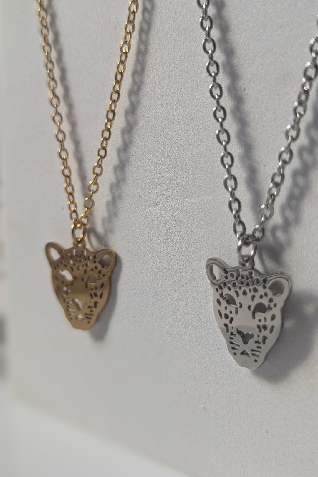 Collier Panthère acier inoxydable - Collection Harmonie