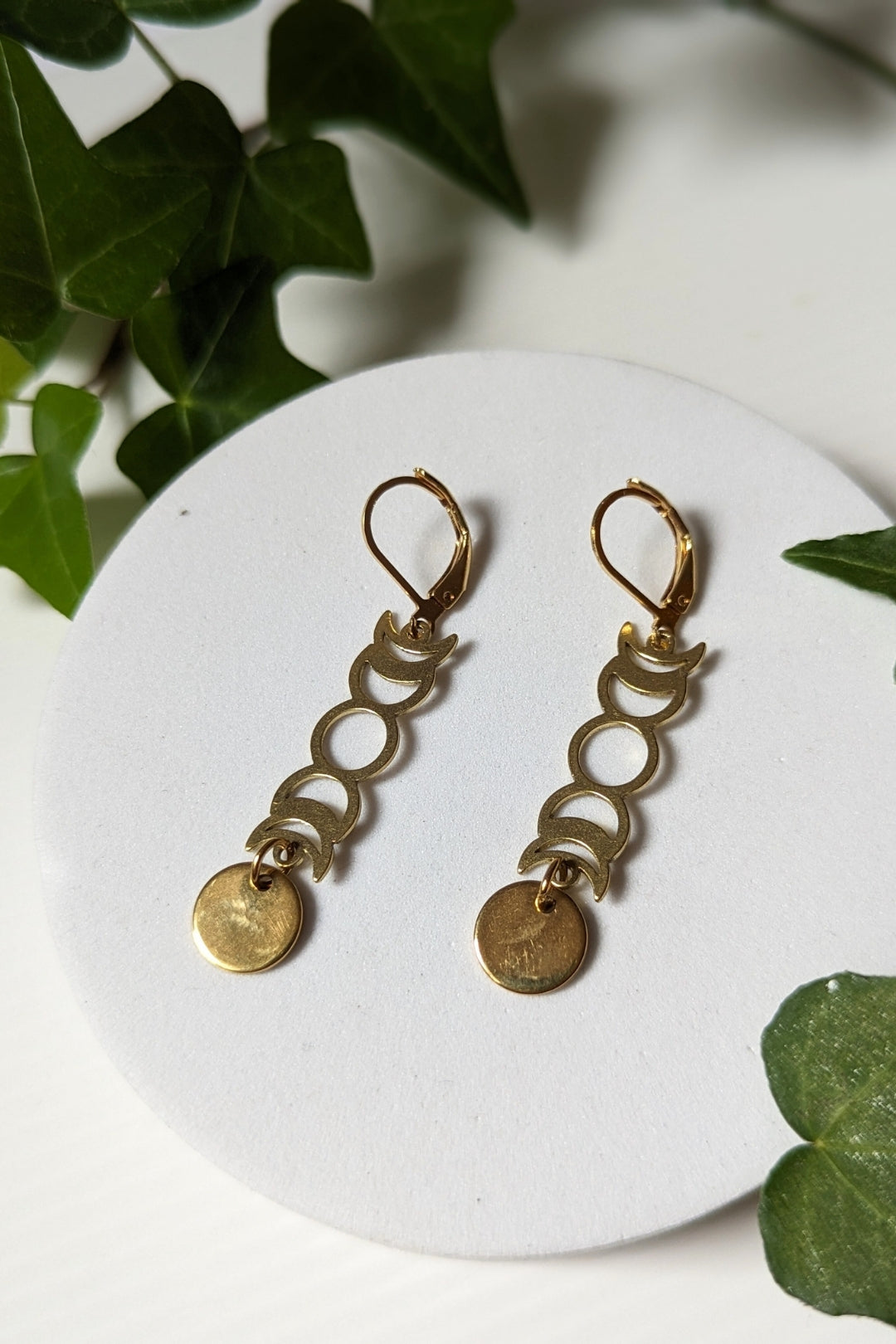 SEROTONINE DESIGN (Collection Harmonie) - Boucles d'oreilles Phases lunaire Boucle d'oreilles by Sérotonine Design | Roxy Lama