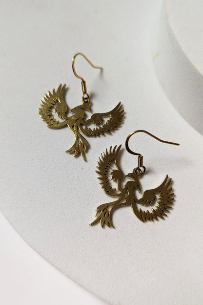 SEROTONINE DESIGN (Collection Harmonie) - Boucles oreilles Phoenix Boucles d'oreilles by Sérotonine Design | Roxy Lama