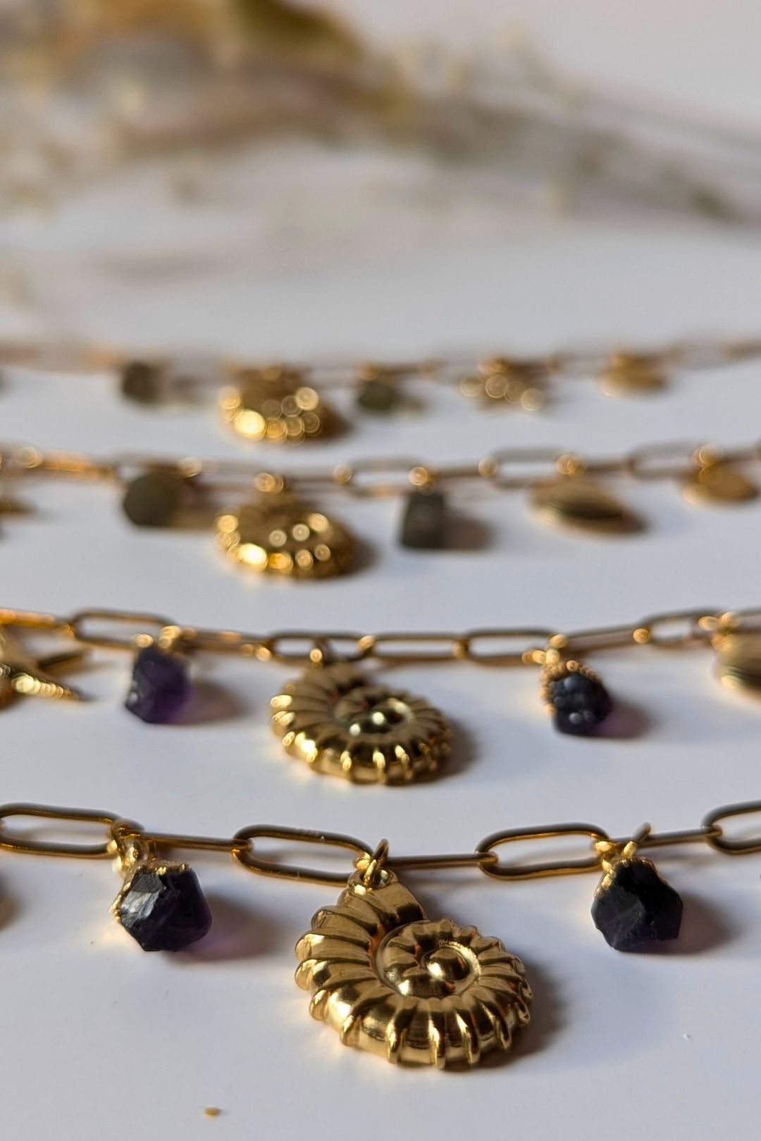 SEROTONINE DESIGN Collection Harmonie — Collier "La Mer" 7 breloques Collier by Sérotonine Design | Roxy Lama